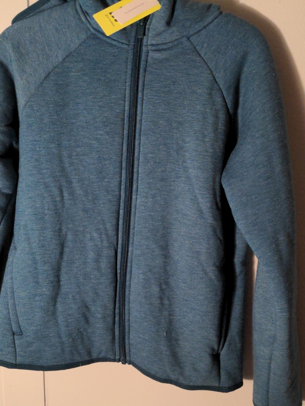 Heathered Green Full-Zip Hoodie Jacket